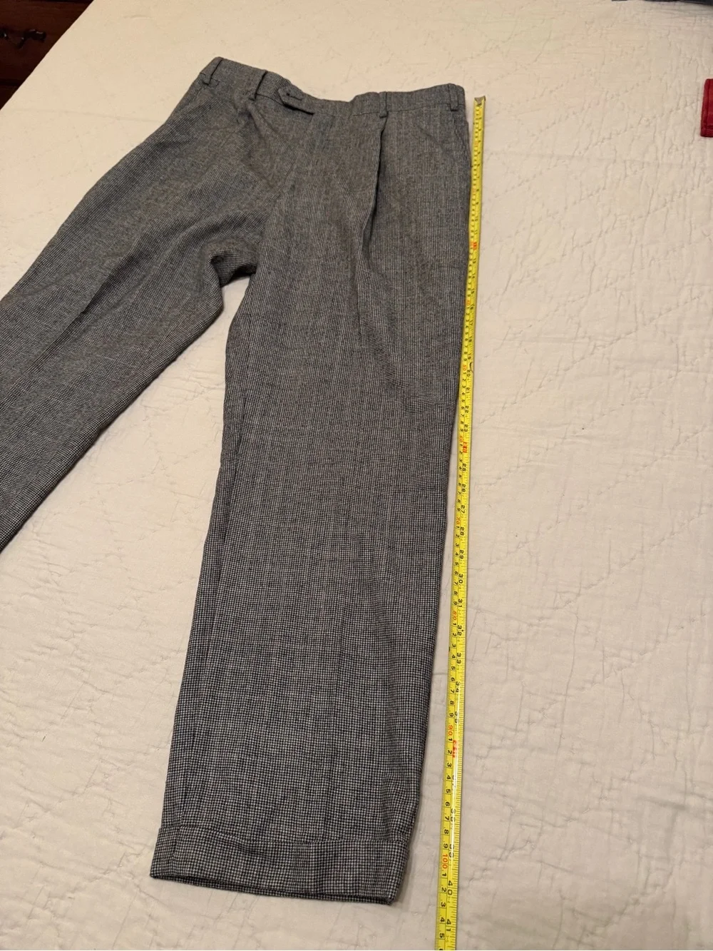 Hart Schaffner Marx Gray 100% wool Dress Pants